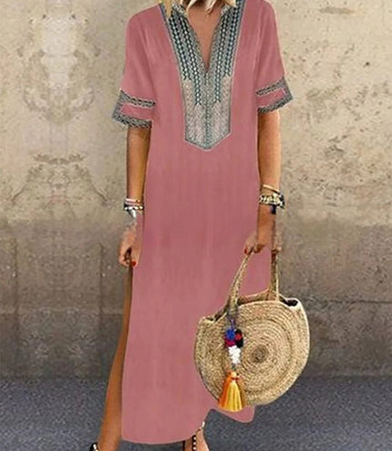 Furcal Lower Hem Casual Women's Length Dress