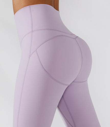 Ribbed One Shoulder Yoga Back Bra Yoga Pants Set