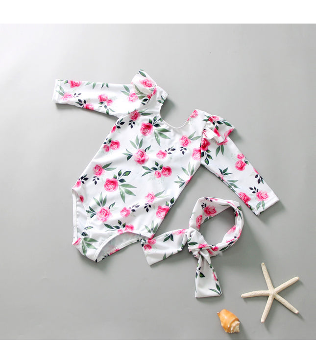Girls Swimsuit Hot Spring Children Baby Swimsuit Women