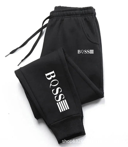 Autumn And Winter Fleece Warm Sports Casual Ankle Banded Pants Men And Women