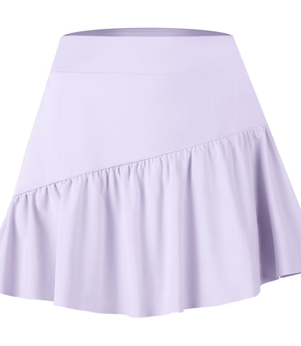 Pleated Fitness Yoga Skirts Sports Tennis Skirt
