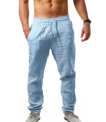 Men's Cotton Linen Wide-Leg Pants – Effortless Comfort &amp; Timeless Style