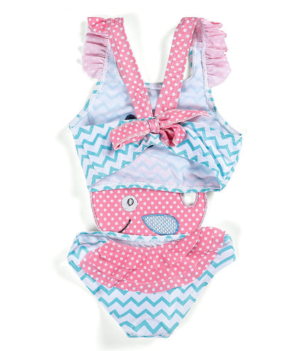 Baby Girls Swimwear Watermelon Swimsuit Swimming Beach Bathing Bikini Cute Summer One-piece Swimming Costume