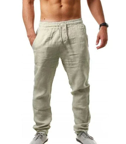 Men's Cotton Linen Wide-Leg Pants – Effortless Comfort &amp; Timeless Style