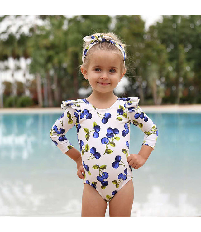 Girls Swimsuit Hot Spring Children Baby Swimsuit Women