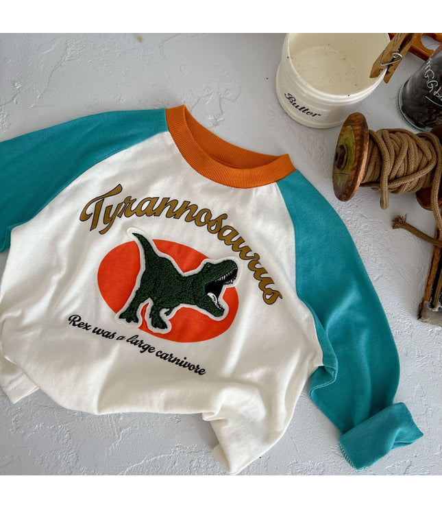 Cotton Spring And Autumn New Children's T-shirt Boys' Long Sleeve