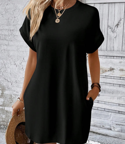 Solid Color Dress For Women