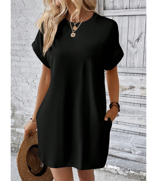 Solid Color Dress For Women