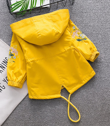 Baby Windbreaker Jacket Women's Mid-length Top
