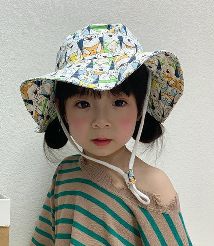 Children's Cotton Summer Sun Protection Hat