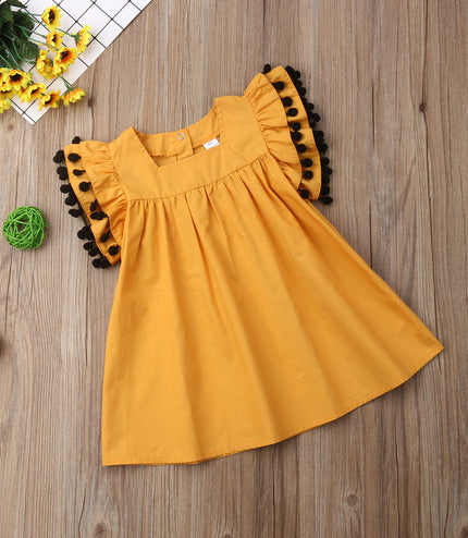 Children Newborn Clothing Sleeveless Kids Girls Dress