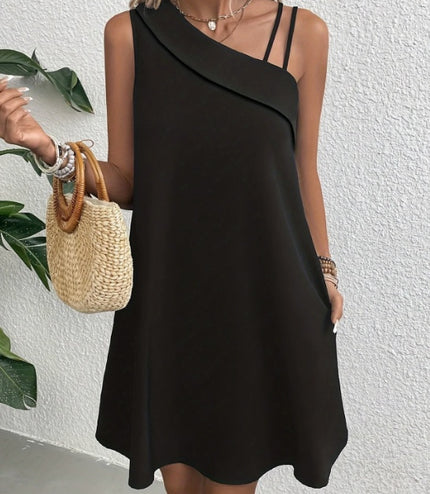 Women Elegant Sleeveless Dress For Spring & Summer