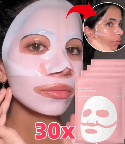 Bio-Collagen Face Mask – Deep Moisturizing &amp; Overnight Skin Renewal