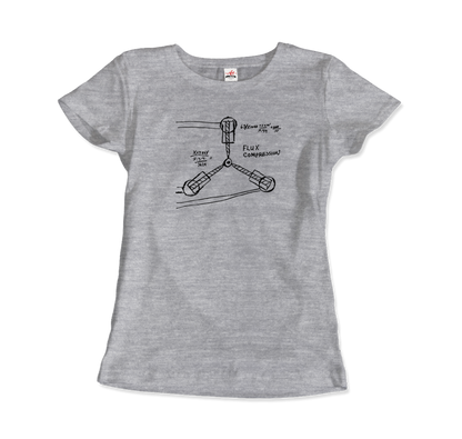 Flux Capacitor Sketch from Back to the Future T-Shirt-10